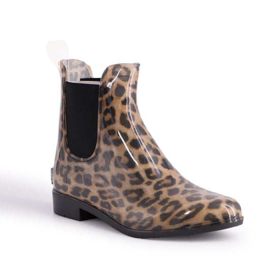 Aus Wooli Australia Womens Regenlaarzen Met Inbegrepen Schapenvacht Binnenzool LEOPARD - Image 1
