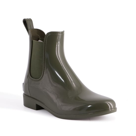 Aus Wooli Australia Womens Regenlaarzen Met Schapenvacht Binnenzool Inclusief OLIVE - Image 1