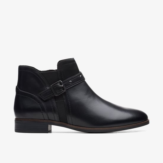 Trish Strap Zwarte Leren Laarzen - Image 1