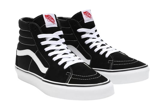 Shop Voor Vans Sk8 Hi Zwarte/Witte Sneakers - Image 4