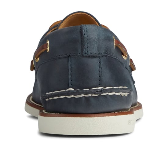 Sperry Authentic Gold Cup Leren Heren Marineblauwe Bootschoenen - Image 2