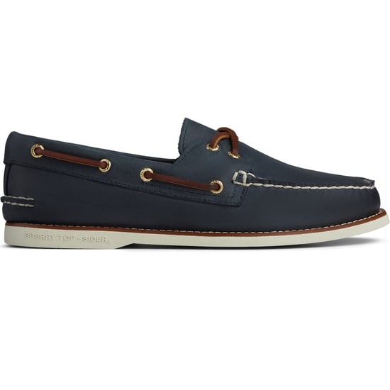 Sperry Authentic Gold Cup Leren Heren Marineblauwe Bootschoenen - Image 6