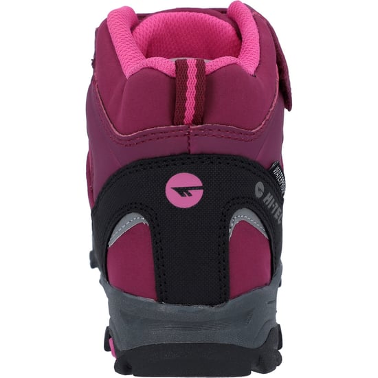 Hi-Tec Blackout Mid Polyester Soft Shell Meisjes Donkerroze/Fuchsia Wandelschoenen - Image 2