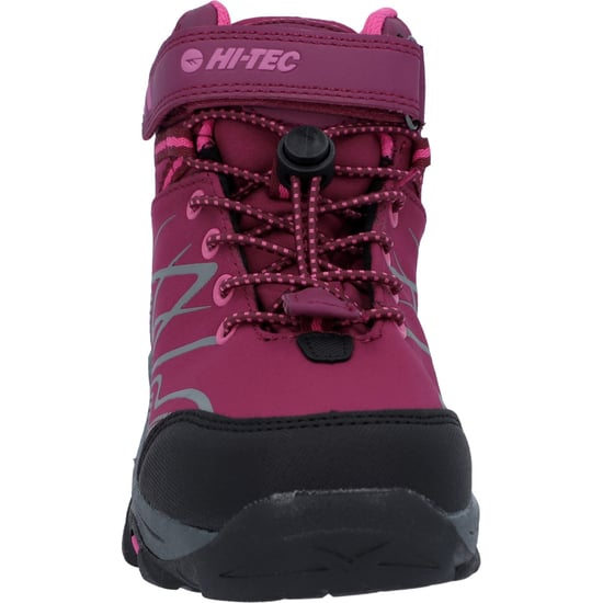 Hi-Tec Blackout Mid Polyester Soft Shell Meisjes Donkerroze/Fuchsia Wandelschoenen - Image 3