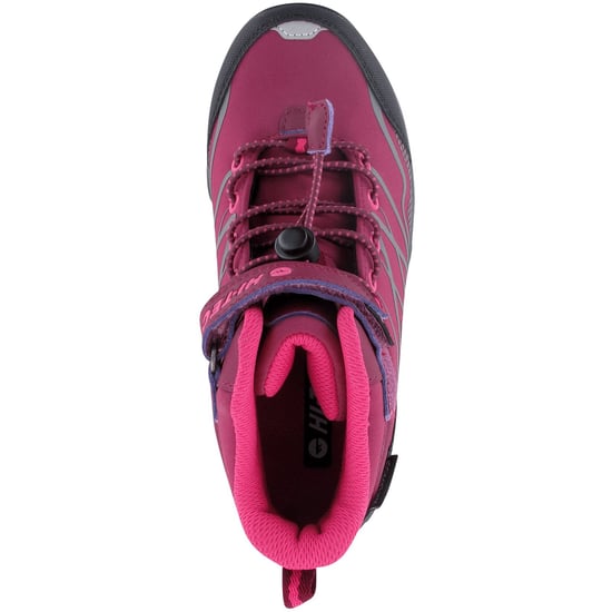 Hi-Tec Blackout Mid Polyester Soft Shell Meisjes Donkerroze/Fuchsia Wandelschoenen - Image 5