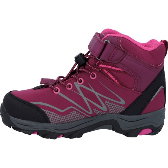 Hi-Tec Blackout Mid Polyester Soft Shell Meisjes Donkerroze/Fuchsia Wandelschoenen - Image 6