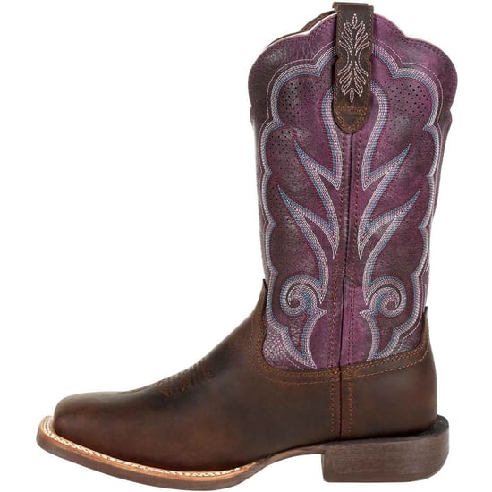 Durango Lady Rebel Pro Leren Dames Oiled Bruin/Plum Laarzen - Image 5