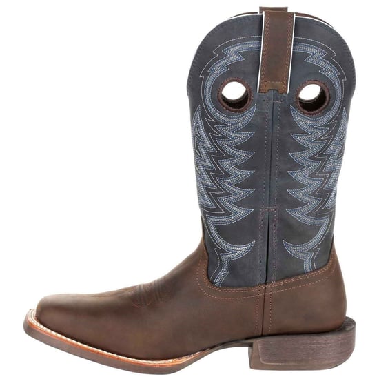 Durango Rebel Pro Leren Herenschoenen Belgische Bruin/Denim Blauw Boots - Image 6