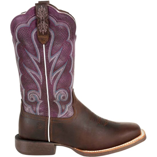 Durango Lady Rebel Pro Leren Dames Oiled Bruin/Plum Laarzen - Image 6