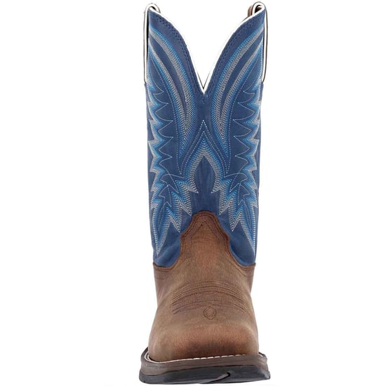 Durango Rebel Leren Heren Zadelbruin/Demin Blauw Boots - Image 3
