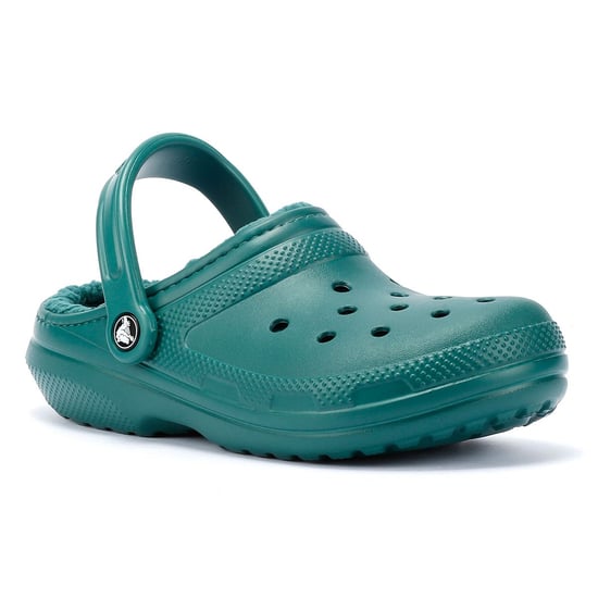 Crocs Classic gevoerde damesklompen Emerald - Image 2