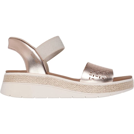 Skechers BOBS Sun Ray Dames Roze Gouden Sandalen - Image 5