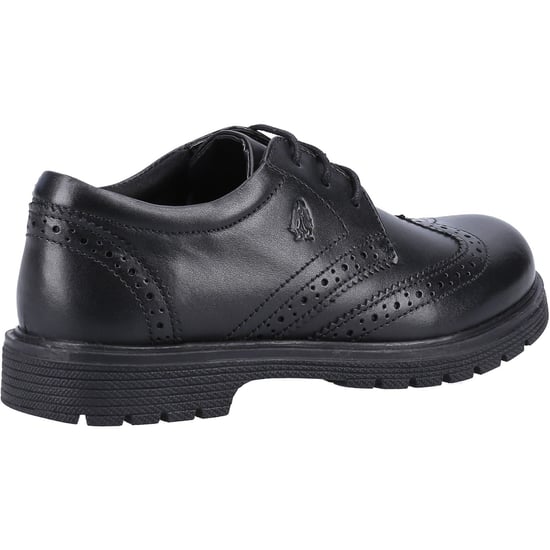 Hush Puppies SALLY SENIOR Leren Meisjes Zwarte Brogues - Image 2