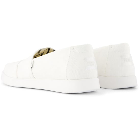 TOMS Alpargata Plus 100% Katoen Dames Witte Espadrilles - Image 2