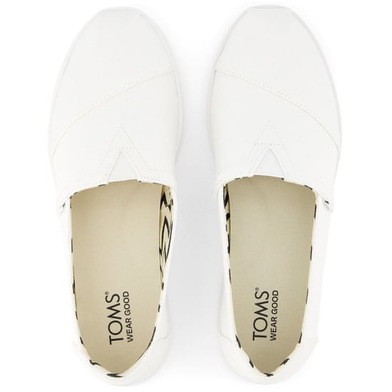 TOMS Alpargata Plus 100% Katoen Dames Witte Espadrilles - Image 4
