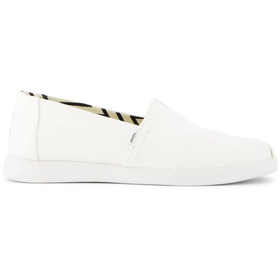 TOMS Alpargata Plus 100% Katoen Dames Witte Espadrilles - Image 5