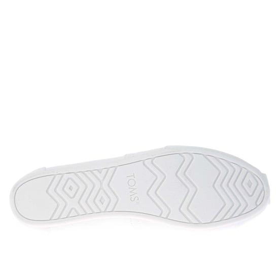 Women's Toms Recycled Cotton Alpargata Espadrille Pumps in White - Image 4