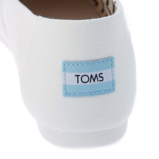 Women's Toms Recycled Cotton Alpargata Espadrille Pumps in White - Image 6