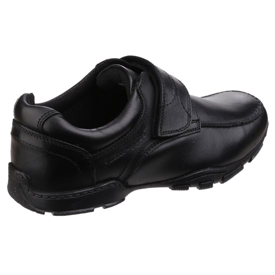 Hush Puppies Freddy 2 Junior Leren Jongens Zwarte Schoenen - Image 2