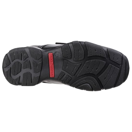 Hush Puppies Freddy 2 Junior Leren Jongens Zwarte Schoenen - Image 4