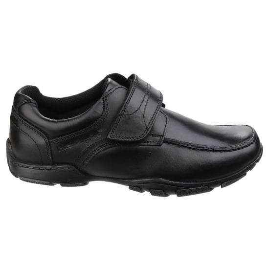 Hush Puppies Freddy 2 Junior Leren Jongens Zwarte Schoenen - Image 5