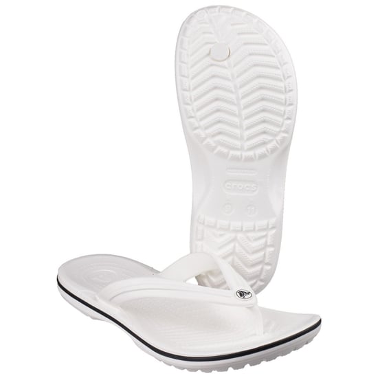 Crocs Unisex Crocband Teenslippers Wit - Image 3