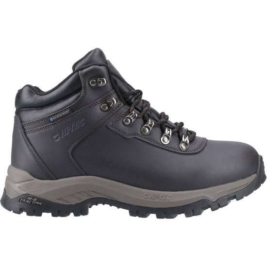 Hi-Tec Eurotrek Lite Waterproof Faux Leren Heren Donker Chocolade Wandelschoenen - Image 6