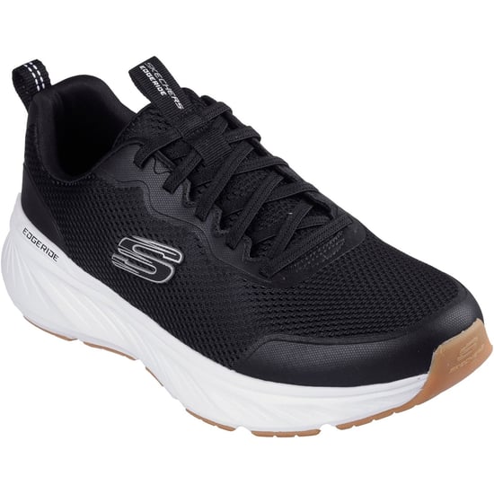 Skechers Edgeride Rekze Textiel Heren Zwart/Wit Sneakers - Image 1