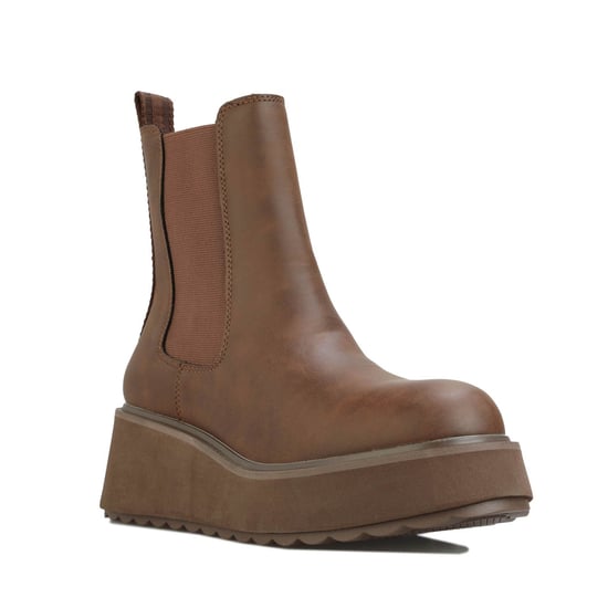 Women's Rocket Dog Heyday Platform Chelsea Boots in Brown - Image 2