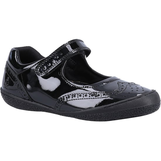 Hush Puppies RINA SCHOEN PATENT JNR Leren Meisjesschoenen in Zwart - Image 1