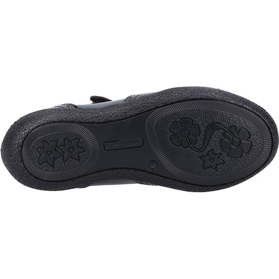 Hush Puppies RINA SCHOEN PATENT JNR Leren Meisjesschoenen in Zwart - Image 3
