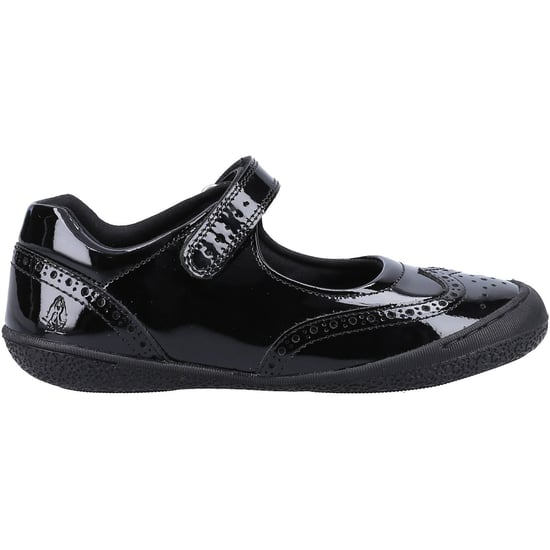 Hush Puppies RINA SCHOEN PATENT JNR Leren Meisjesschoenen in Zwart - Image 4