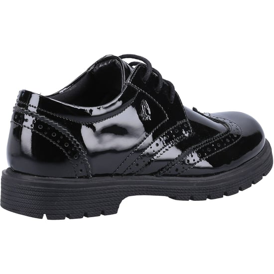 Hush Puppies SALLY PATENT JUNIOR Leren Meisjes Zwarte Brogues - Image 2