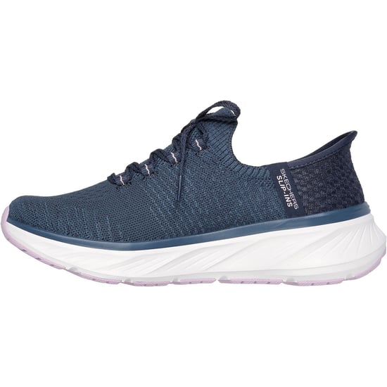 Skechers Edgeride Impression Textiel Vrouwen Navy/Lavendel Sneakers - Image 4