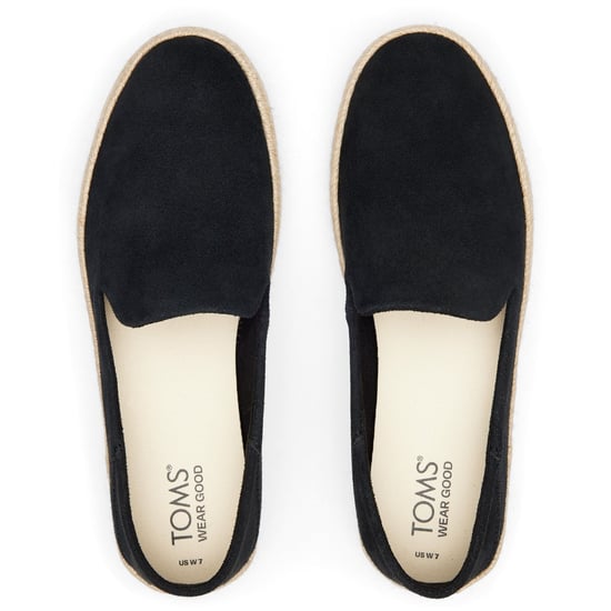 TOMS Carolina 100% Koe Dames Zwarte Espadrilles - Image 4