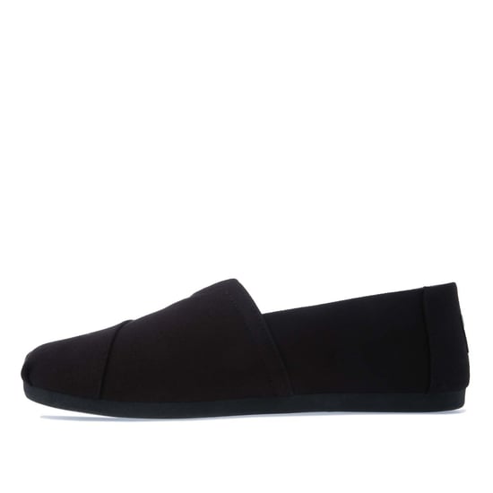 Women's Toms Recycled Cotton Alpargata Espadrille Pumps in Black - Image 5