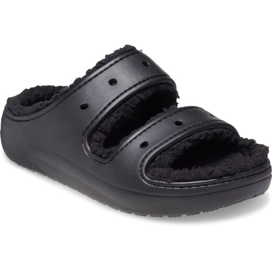 Crocs Classic Cozzzy Thermoplastische Dames Zwarte Sandalen - Image 1