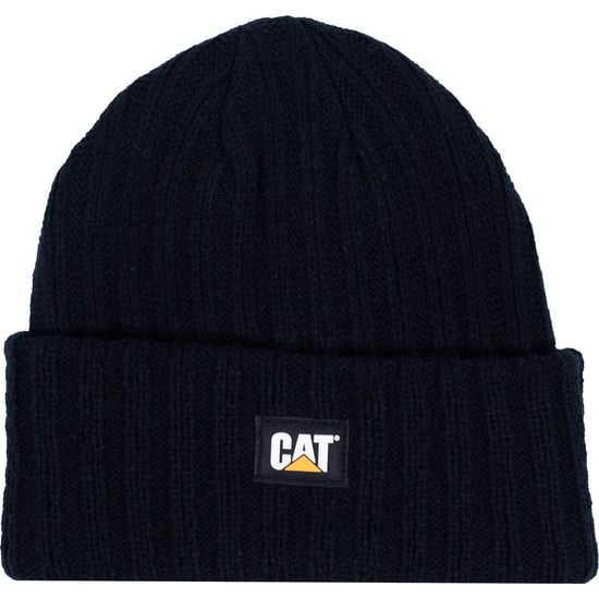 Caterpillar Rib Horloge Unisex Volwassenen Zwarte Beanie Muts - Image 2