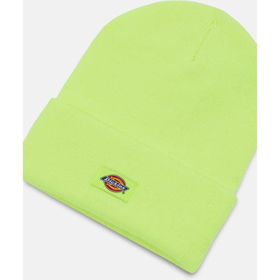 Dickies Acryl Cuffed Unisex Volwassenen Geel Beanie Hoed - Image 4