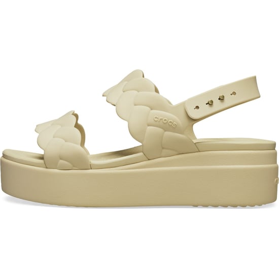 Dames Crocs Brklyn Wvn Upr in Chai - Image 6