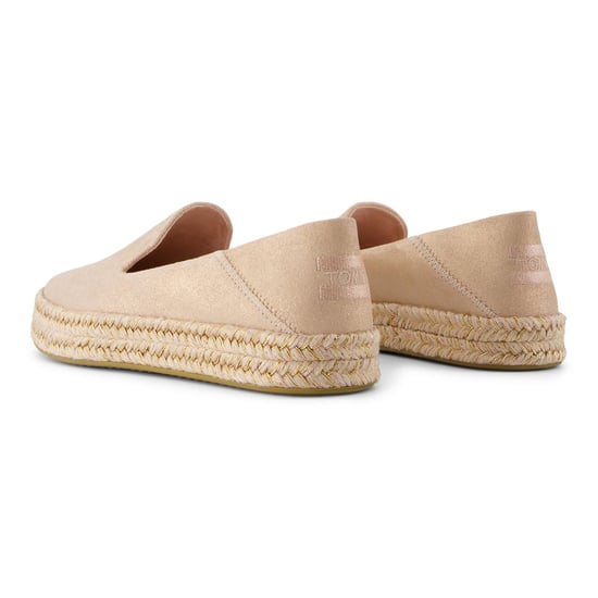 TOMS Carolina Leren Dames Espadrilles in Lichtroze - Image 2