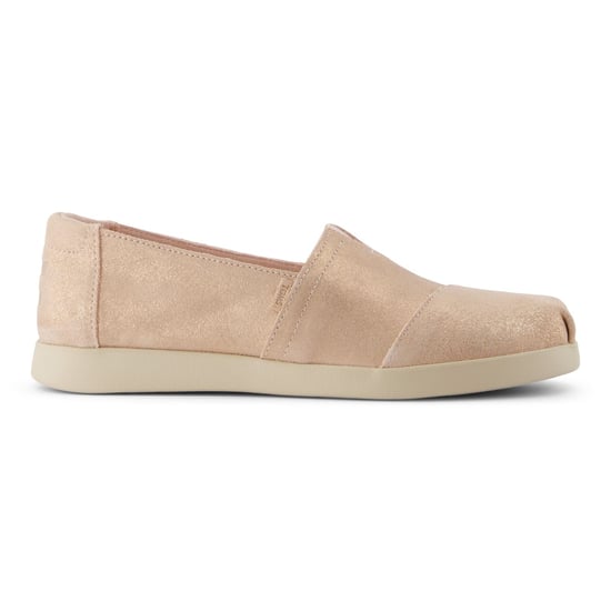 TOMS Alpargata Plus Leer Dames Pale Rose Espadrilles - Image 5
