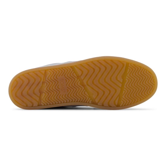 TOMS Collins Leren Dames Zilveren Sneakers - Image 3