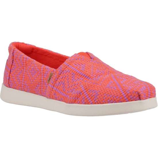 TOMS Alpargata Plus 100% Katoen Dames Vuur Espadrilles - Image 1
