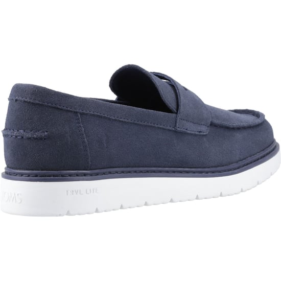 TOMS Navi TRVL LITE Havana Leren Mannen Navy Instappers - Image 2