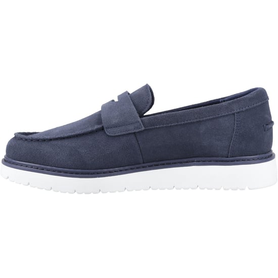 TOMS Navi TRVL LITE Havana Leren Mannen Navy Instappers - Image 4