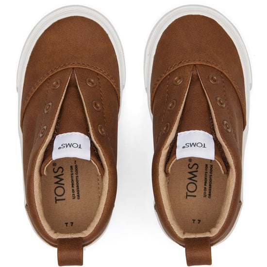 TOMS Fenix Polyurethaan Jongens Toffee Trainers - Image 4