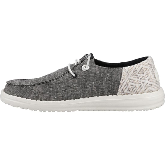 HEYDUDE Wendy Funk Surf Baja Katoenmix Dames Zwart/Multi Mocassins Schoenen - Image 4