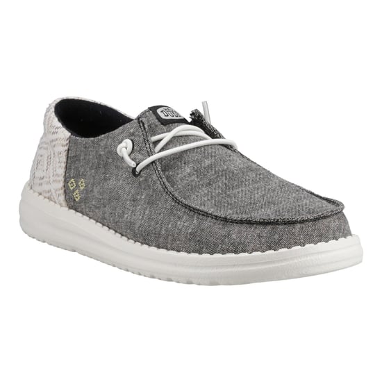HEYDUDE Wendy Funk Surf Baja Katoenmix Dames Zwart/Multi Mocassins Schoenen - Image 6