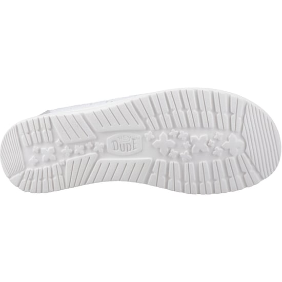 HEYDUDE Wendy Eyelet Lace Katoenmix Vrouwen Antiek Blauw Moccasins Schoenen - Image 3